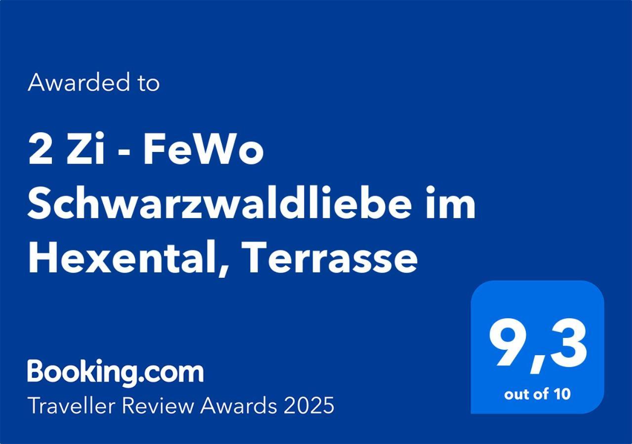 2 Zi - Fewo Schwarzwaldliebe Im Hexental, Terrasse Bollschweil Bagian luar foto
